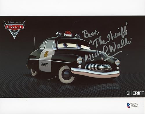 Michael Wallis Cars 2 "The Sheriff" Authentic Signed 8x10 Photo BAS #Z99617