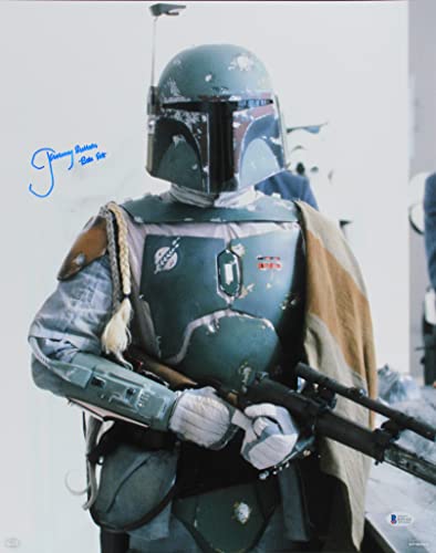 Jeremy Bulloch Star Wars "Boba Fett" Signed 16x20 Topps Photo BAS Wit #K89164