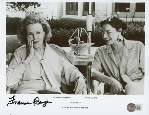 Frances Bergen Eating Authentic Signed 8x10 Photo Autographed BAS #BL81239