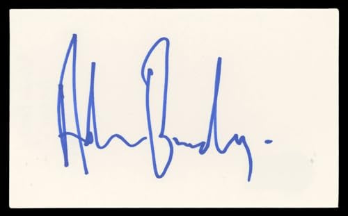 Adrien Brody The Pianist Authentic Signed 3x5 Index Card BAS #BN06408
