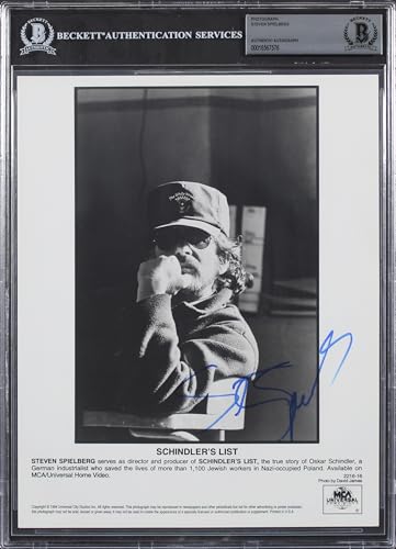 Stephen Spielberg Schindler's List Authentic Signed 8x10 Photo BAS Slabbed