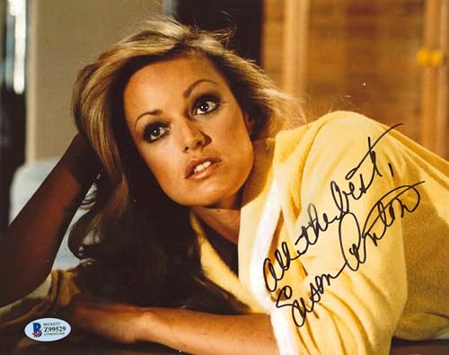 Susan Anton Goldengirl "All The Best" Authentic Signed 8x10 Photo BAS #Z99529