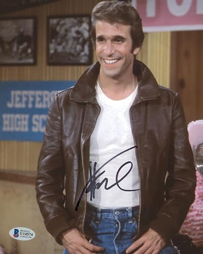 Henry Winkler Happy Days Authentic Signed 8x10 Photo Autographed BAS #U14574