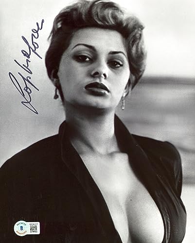 Sophia Loren Two Women Authentic Signed 8x10 Sexy Photo Autographed BAS #BF06177