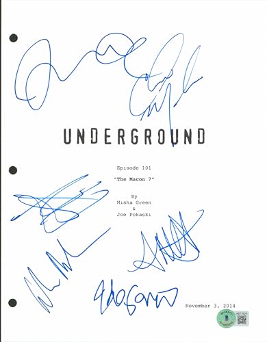 Underground (6) Hodge, De Gouw, Miller +3 Signed Script Cover BAS #AB77629