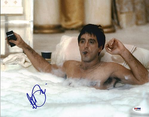 Al Pacino Scarface Signed 11x14 Horizontal Photo Auto 10! PSA/DNA Itp #5A00978
