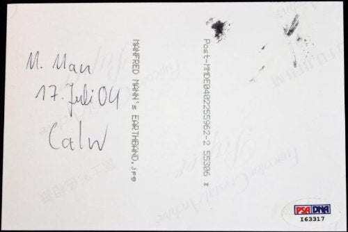Mannfred Mann (4) Blinded By The Light Authentic Signed 4X6 Photo PSA #I63317