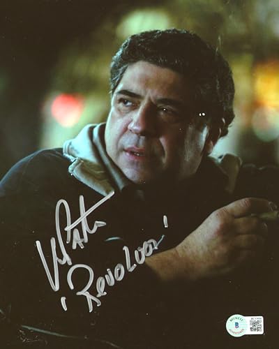 Vincent Pastore The Sopranos "Revolver" Authentic Signed 8x10 Photo BAS #BC13698