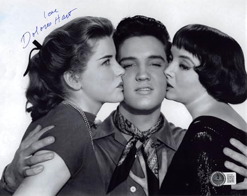 Dolores Hart Loving You "Love" Authentic Signed 8x10 Photo BAS #BM01900