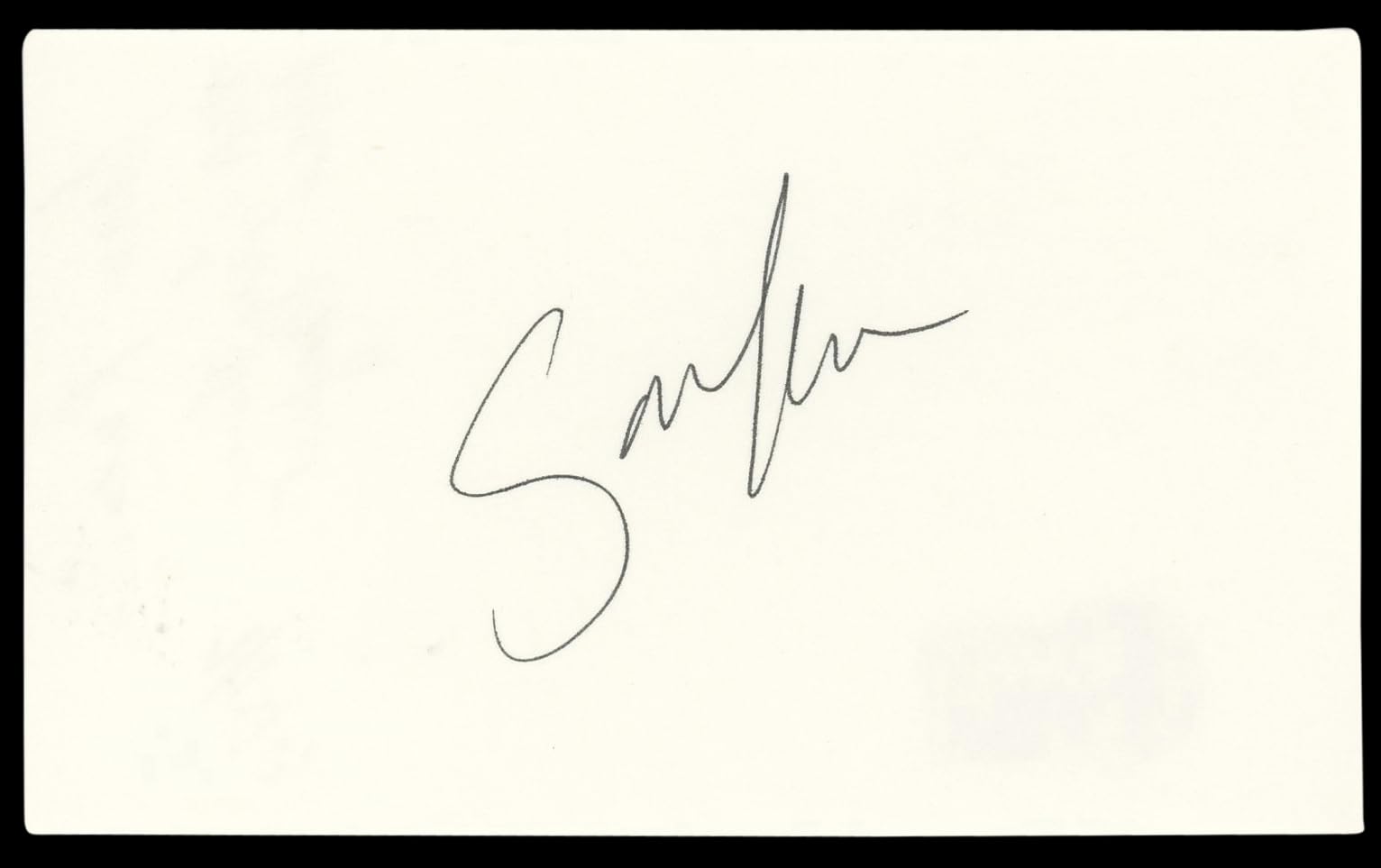 Sara Rue Popular Authentic Signed 3x5 Index Card Autographed BAS #BL98906