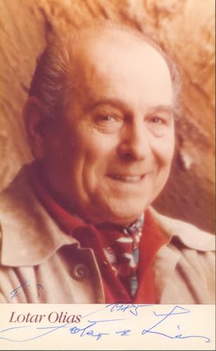Lotar Olias Movie Composer Authentic Signed 3.5x6 Photo Autographed BAS #BM03288
