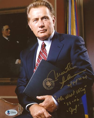 Martin Sheen The West Wing "4x Insc." Authentic Signed 8x10 Photo BAS #Z99602