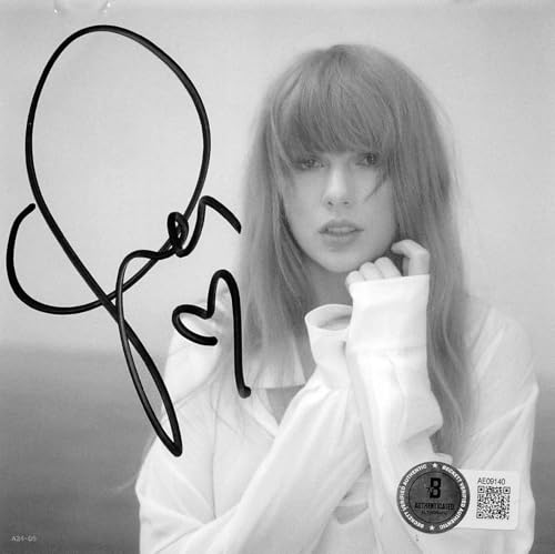 Taylor Swift Signed The Tortured Poets Department CD Insert w Heart BAS #AE09140
