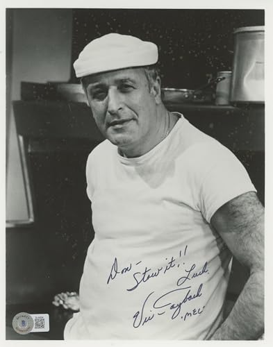 Vic Tayback Alice "Don, Stow it!! Mel" Authentic Signed 8x10 Photo BAS #BL44594