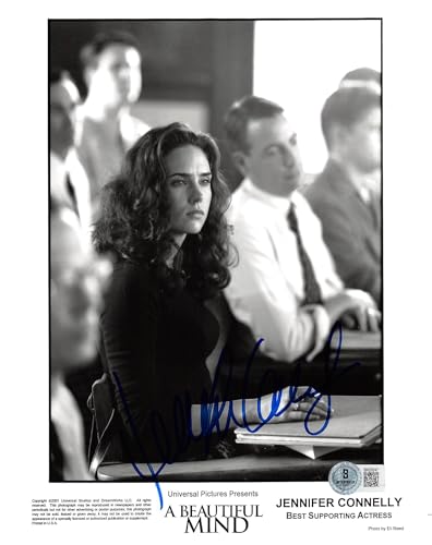 Jennifer Connelly A Beautiful Mind Authentic Signed 8x10 Photo BAS #BN29247