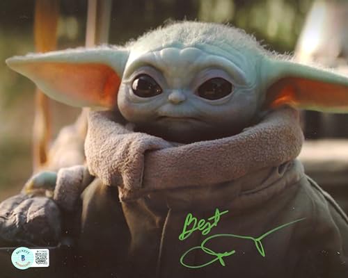 John Rosengrant The Mandalorian "Best" Authentic Signed 8x10 Photo BAS #BC13642