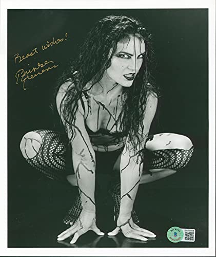 Brinke Stevens "Best Wishes" Authentic Signed 8x10 Sexy Photo BAS #BA75508