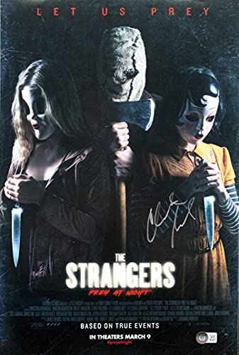 Christina Hendricks The Strangers Prey At Night Signed 12x18 Photo BAS #BB22904
