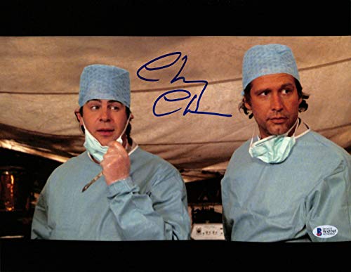 Chevy Chase Spies Like Us Authentic Signed 11x14 Photo BAS Witnessed 3