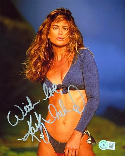 Kathy Ireland "With Love" Authentic Signed 8x10 Sexy Photo BAS #BD20712