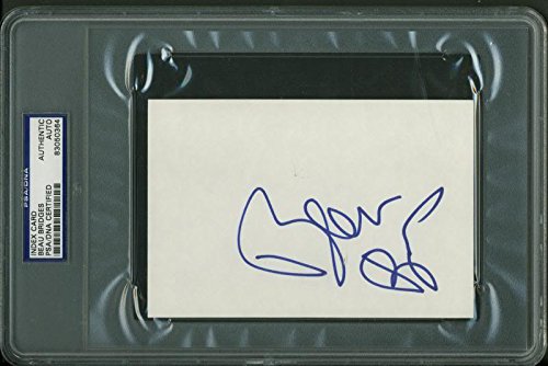 Beau Bridges Authentic Signed 4x6 Index Card Autographed PSA Slabbed #83050364