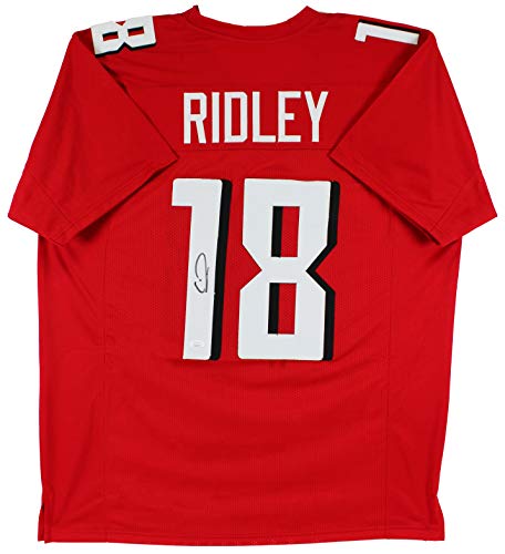 Calvin Ridley Authentic Signed Red Pro Style Jersey Autographed JSA