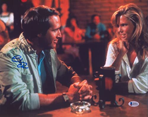 Chevy Chase National Lampoon's Vacation Signed 11x14 Photo BAS Witness #I47574