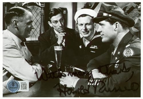 Harold Russell Dogtown "With Many Thank" Authentic Signed 5x7 Photo BAS #BM03266