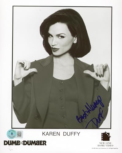 Karen Duffy Dumb and Dumber "Best Always" Signed 8x10 Photo BAS #BL81231