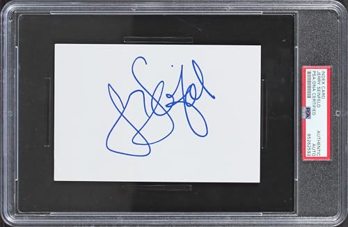 Jerry Seinfeld Authentic Signed 4x6 Index Card Autographed PSA/DNA Slabbed