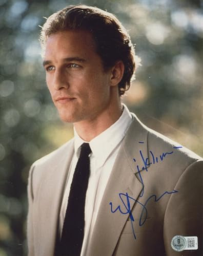 Matthew McConaughey A Time to Kill Authentic Signed 8x10 Photo BAS #BN74376