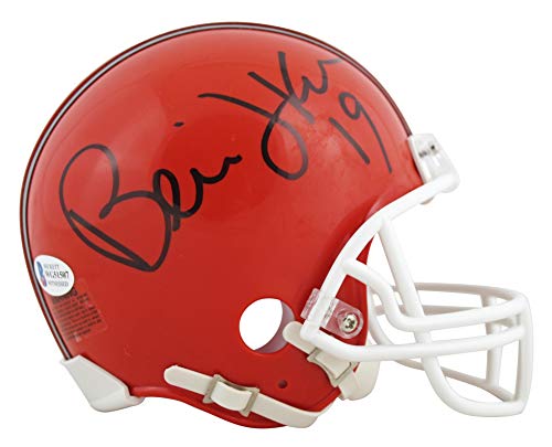 Browns Bernie Kosar Authentic Signed 75-05 Throwback Rep Mini Helmet BAS Witness