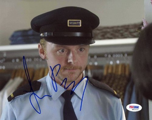 Simon Pegg Run Fatboy Run Signed Authentic 8X10 Photo Autograph PSA/DNA #M43314
