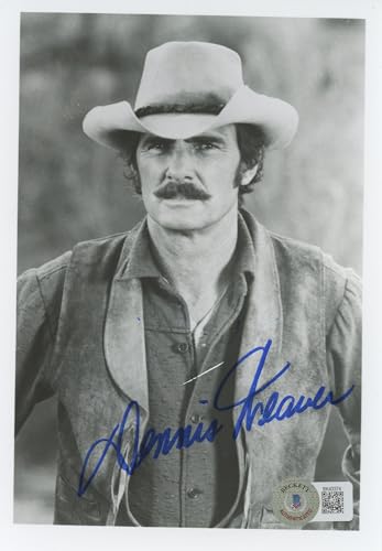 Dennis Weaver Gunsmoke Authentic Signed 5x7 Black & White Photo BAS #BK43374