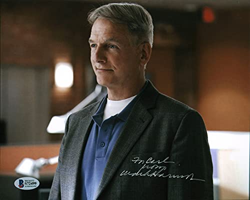 Mark Harmon NCIS Authentic Signed 8x10 Photo Autographed BAS #S72499