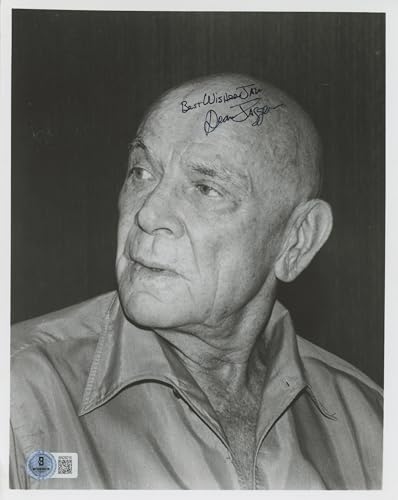 Dean Jagger Game of Death "Best Wishes Jan" Signed 8x10 Photo BAS #BN29216