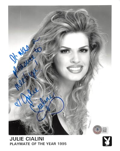 Julie Cialini Playboy Authentic Signed 8x10 Photo Autographed BAS #BK03839