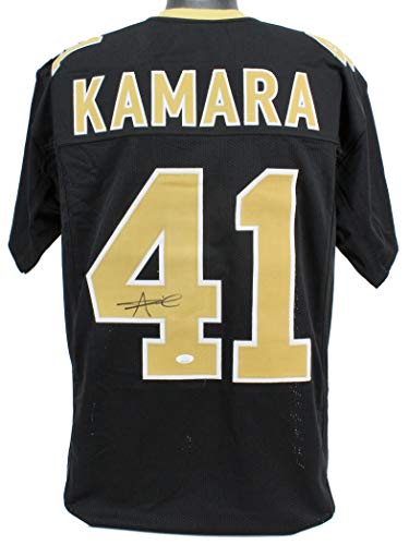 Alvin Kamara Authentic Signed Black Pro Style Jersey Autographed JSA Witness