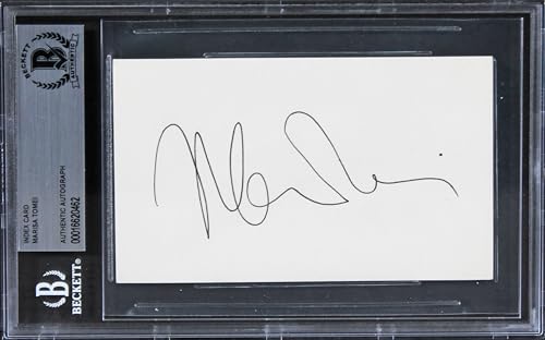 Marisa Tomei My Cousin Vinny Authentic Signed 3x5 Index Card BAS Slabbed