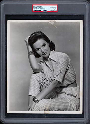 Natalie Wood Rebel Without a Cause Authentic Signed 8x10 Photo PSA/DNA Slabbed