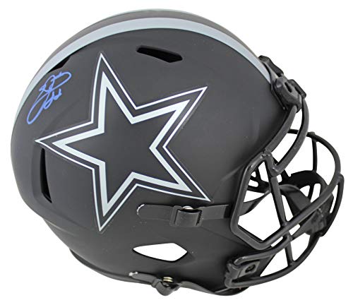 Cowboys Emmitt Smith Authentic Signed Eclipse Full Size Speed Rep Helmet BAS