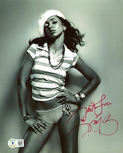 Mya Harrison "With Love" Authentic Signed 8x10 Sexy Photo BAS #BF06351