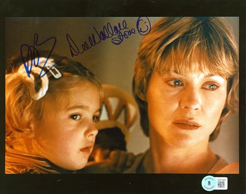 Drew Barrymore & Dee Wallace E.T. Authentic Signed 8x10 Photo BAS #AD64469
