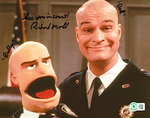 Richard Moll Night Court "See You In Court!" Signed 8x10 Photo BAS #BH44889