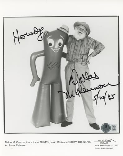 Dallas McKennon Gumby "Howdy" Signed 8x10 Photo Autographed BAS #BM03309