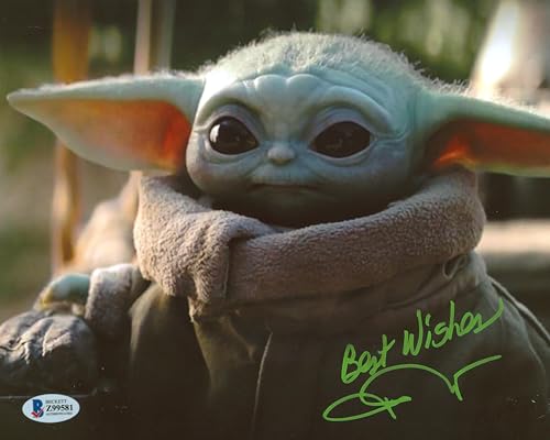 John Rosengrant The Mandalorian "Best Wishes" Signed 8x10 Photo BAS #Z99581