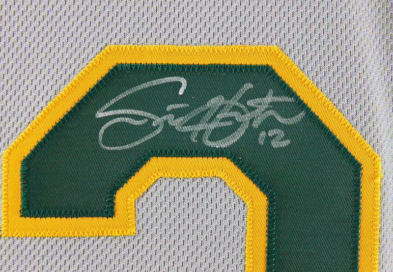 Athletics Scott Hairston Signed 2009 Game Used Majestic Jersey PSA/DNA #Y92710