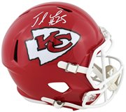 Chiefs Jamaal Charles Signed Full Size Speed Rep Helmet W/ Case BAS Witnessed