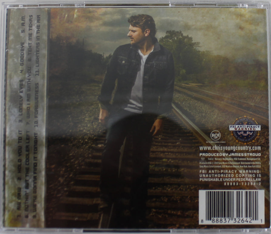 Chris Young Signed A.M. CD Insert W/ Disc Autographed BAS #B62839