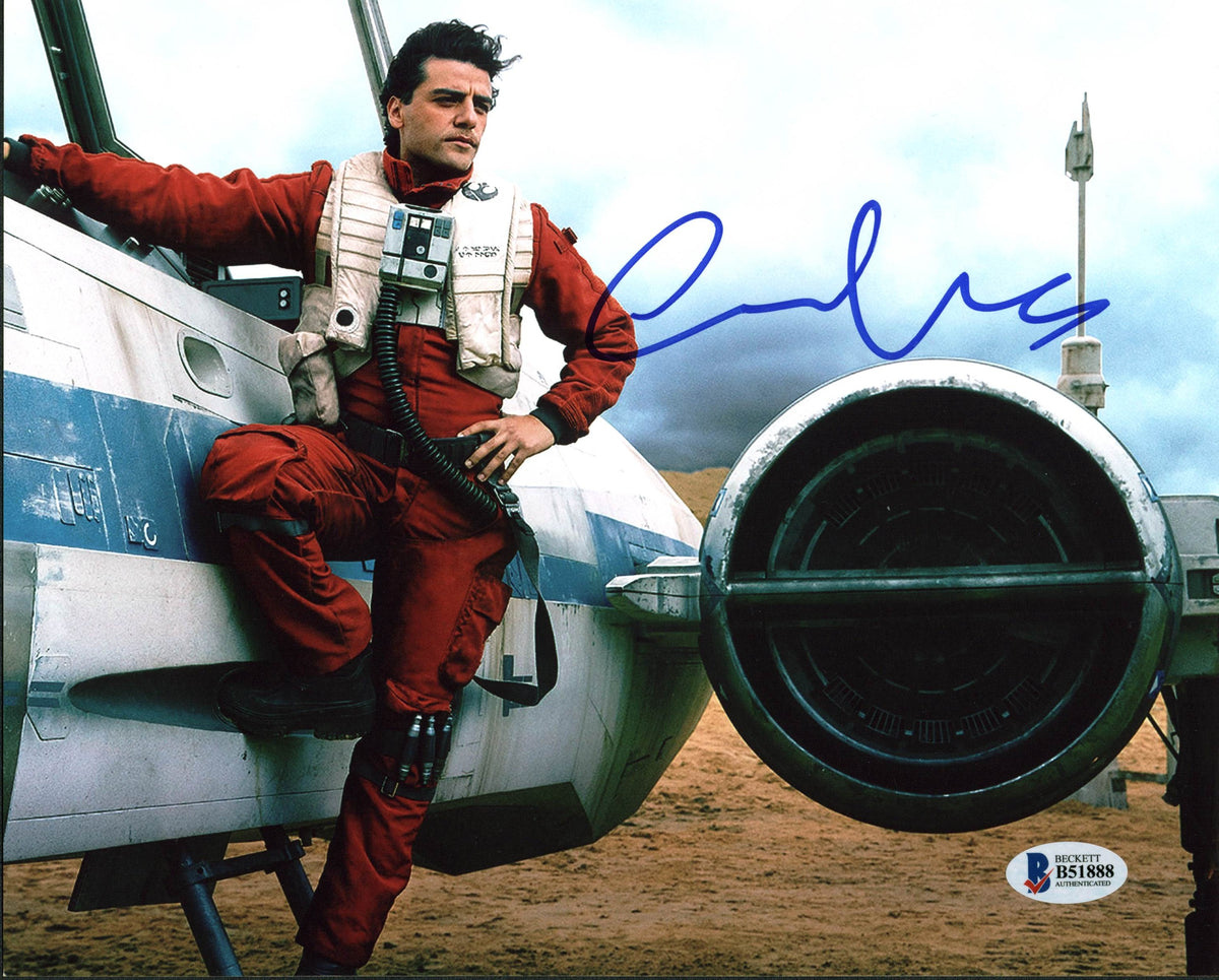Oscar Isaac Star Wars The Force Awakens Authentic Signed 8X10 Photo BAS #B51888